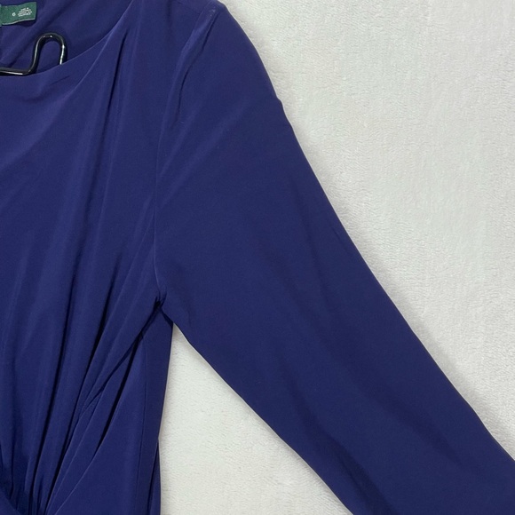 Lauren Ralph Lauren Royal Blue 3/4 Sleeve Dress - Picture 4 of 9